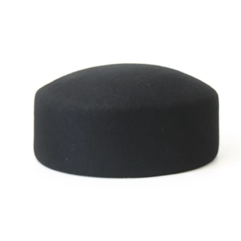 Paris Hüte für Frauen 100 % Wolle Harte Baskenmütze Frauen Filz Kamel Herbst Winter Hut Fedora Fascinator Stewardess Cap Braut Pillbox Hüte – Detail 6
