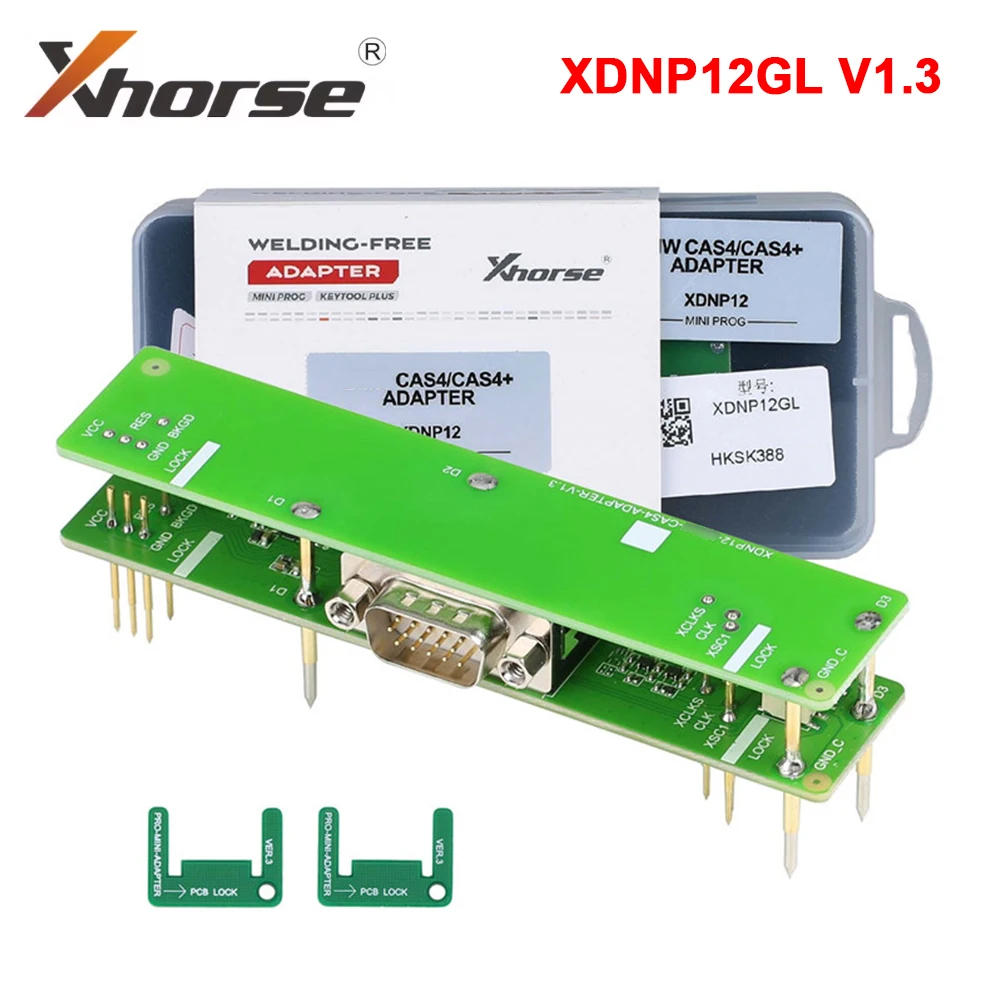 

Адаптер Xhorse XDNP12GL V1.3 для BMW CAS4/CAS4+ работает с Mini Prog, VVDI Prog и VVDI Key Tool Plus, не требует пайки.