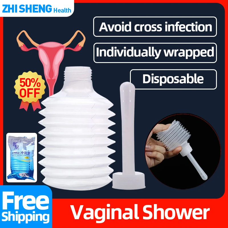 Środek do czyszczenia pochwy pod prysznic ginekologiczny narzędzie medyczne jednorazowego użytku 200ml higieny lewatywa czyszczenia