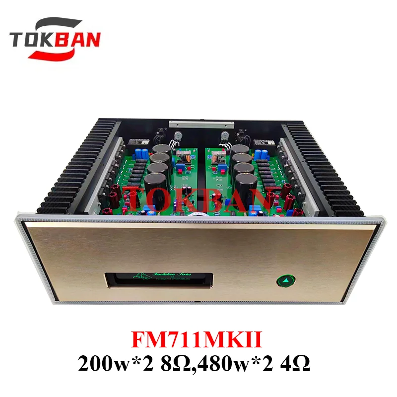 Tokban Reference FM711 MKII Power Amplifier 240w*2 High Power Fine Sound Balanced XLR HIFI Amplifier Audio