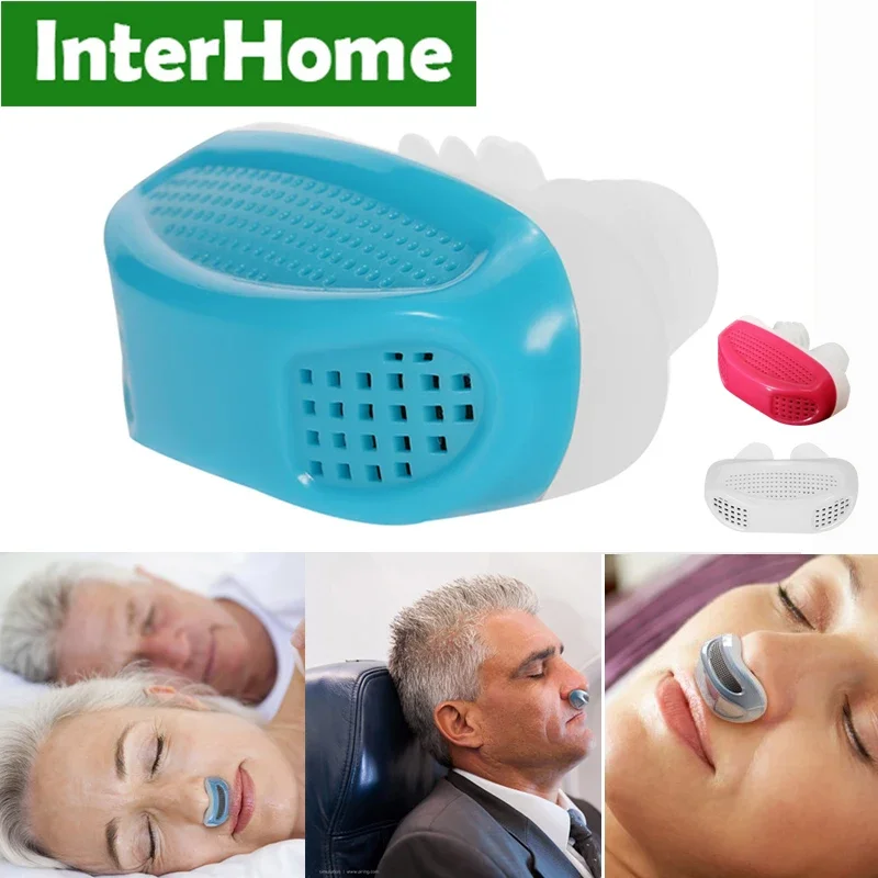 PM2.5 Silicone Anti Snoring Nasal Dilator Anti Snore Nose Clip Sleep Tray Sleeping Aid Apnea Nasal Congestion Clean Air Purifier