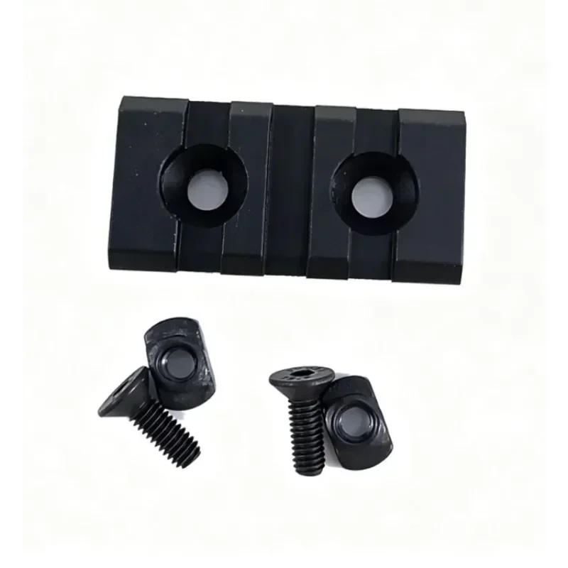 Taktische 20-mm-MLOK-Metallschiene, CNC-gefräste Schienenabschnitte, universelles Zubehör für Spielzeug-Handschutzvorrichtungen für den Außenbereich – Detail 1