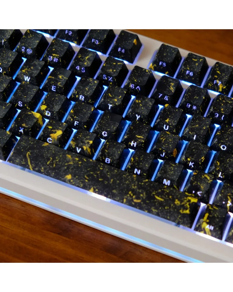 Keycap PBT original highly sublimated mechanical keyboard cap wooting Meijia lion side engraved light