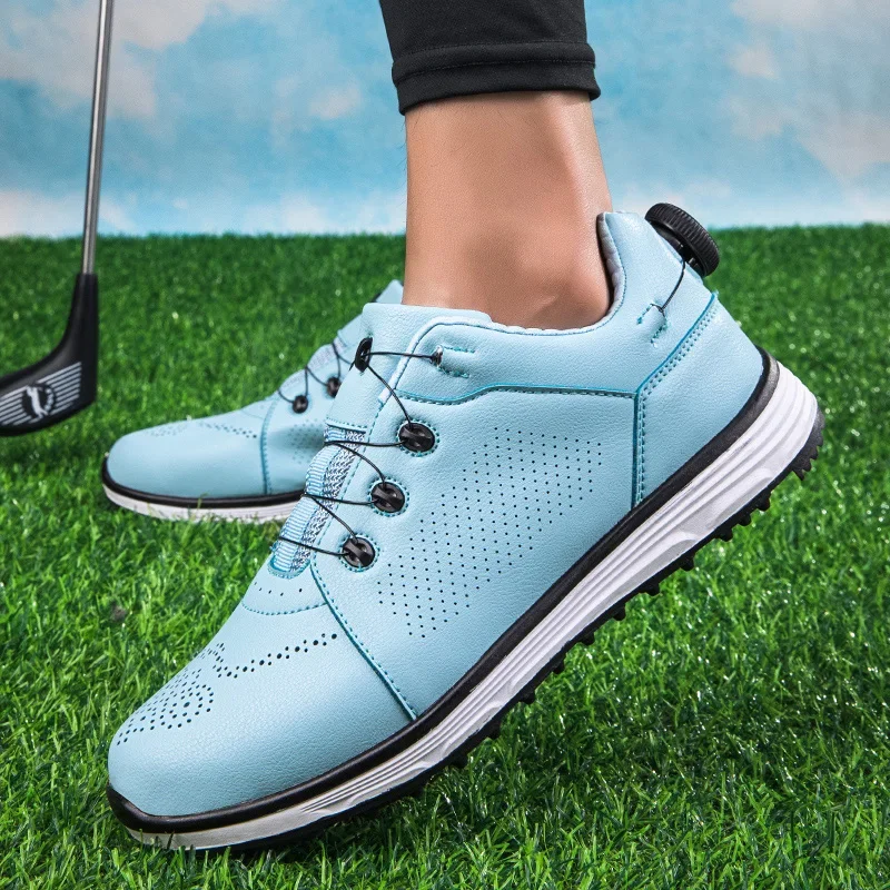 New Arrival buty golfowe dla par wytrzymałe buty sportowe mężczyźni kobiety antypoślizgowe unisex trening golfowy marka Gol trampki męskie