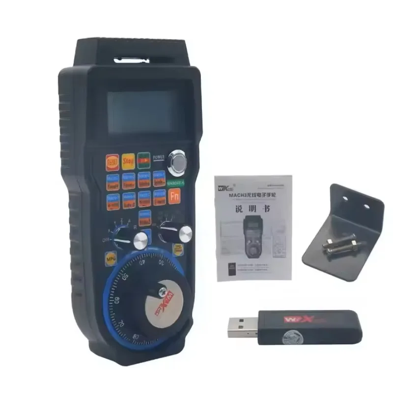 WHB04B-6 CNC راوتر Mach3 6 محور CNC تحكم لاسلكي CNC MPG قلادة بالقطع أداة جزء التشفير الإلكتروني عقارب