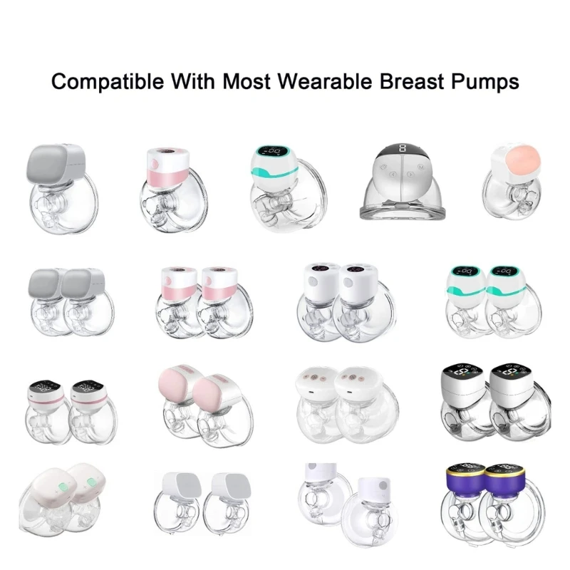 Silicone Duckbill Valves for Momcozy S12 Wearable Breast Pumps Replacement Part Compatibility with Various Models