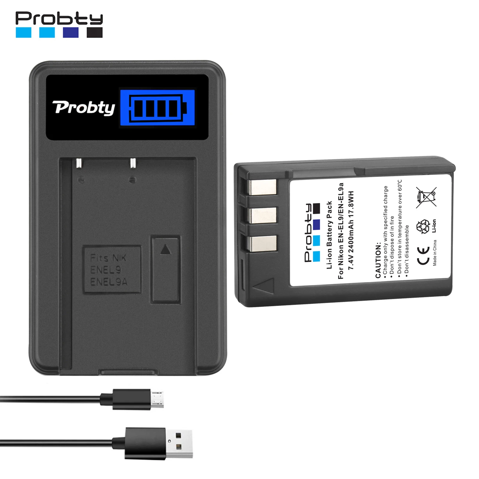 For Nikon EN-EL9 EN…