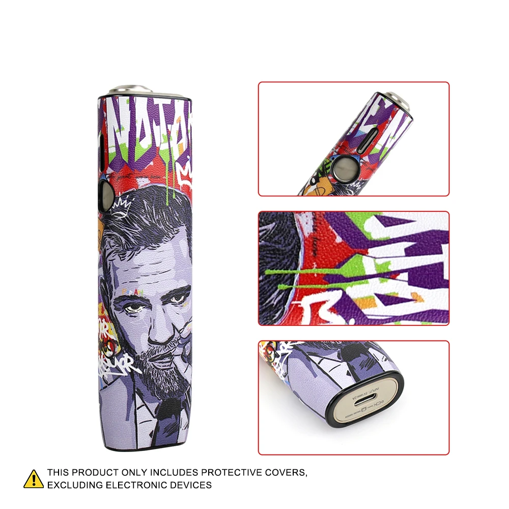 La funda protectora de cuero PU es adecuada para ILUMA ONE y es un accesorio protector de estilo artístico para cigarrillos electrónicos.