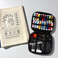 Embroidered Kit Stitch Book Embroidery Sewing Embroidery Books DIY Sewing Book Fabric Handmade Fabric Embroidery Needlework Book