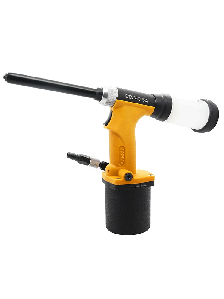Hot Sale Air Powered Long Barrel Rivet Gun Aluminum Steel Blind Rivets Gun