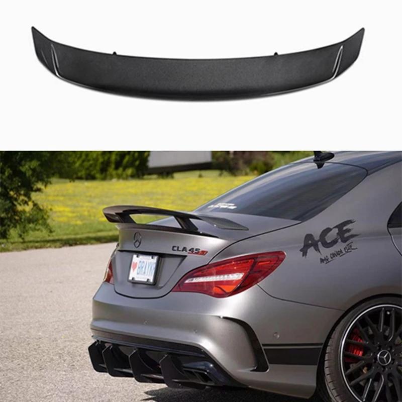 For Mercedes-Benz CLA W117 CLA180 CLA200 CLA250 CLA260 CLA45  Carbon Fiber Rear Trunk Wing Spoiler  A variety of styles