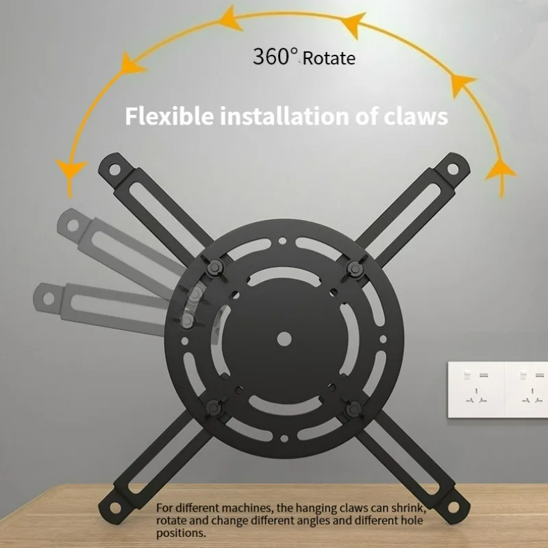 Projector hanging wall bracket with optional black and white colors, capable of bearing 5kg, suitable for JMGO XGIMI, etc