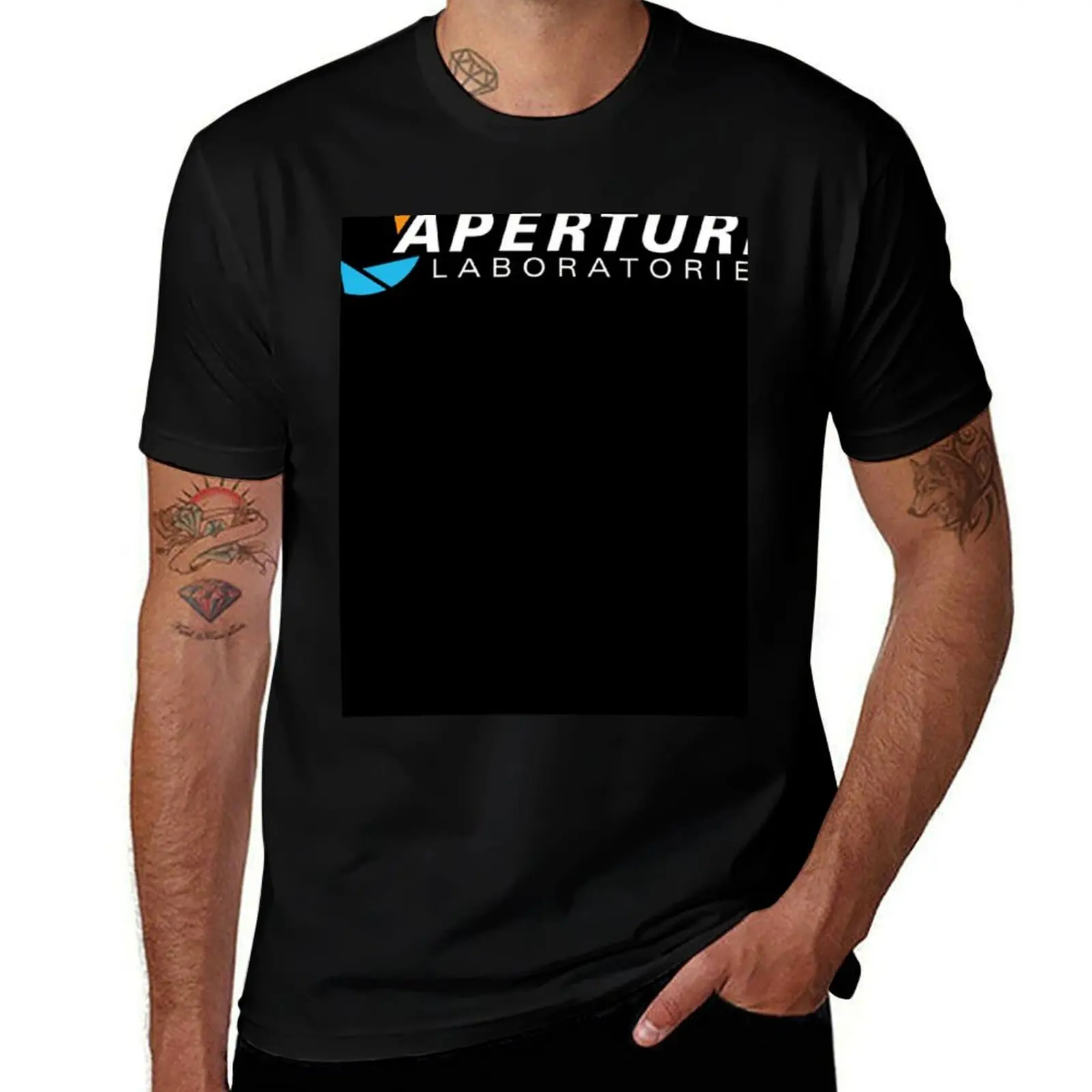 Portal Aperture Science Laboratories T-Shirt customs design your own street wear quick drying sublime T-shirt men