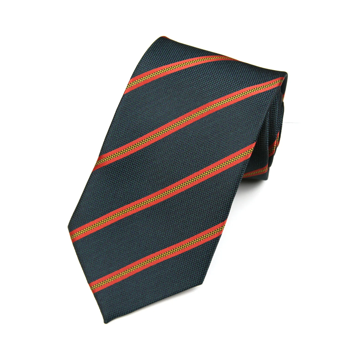 8 センチメートル高級シルクネクタイ男性のためのグリーンストライプペイズリーネクタイカジュアル日常着 JK アクセサリーウェディングパーティータキシードネクタイ