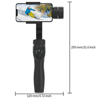 QAML F8 3 Axis Gimbal Handheld Stabilizer Cellphone Action Camera Holder Anti Shake Video Record Smartphone Gimbal For Phone