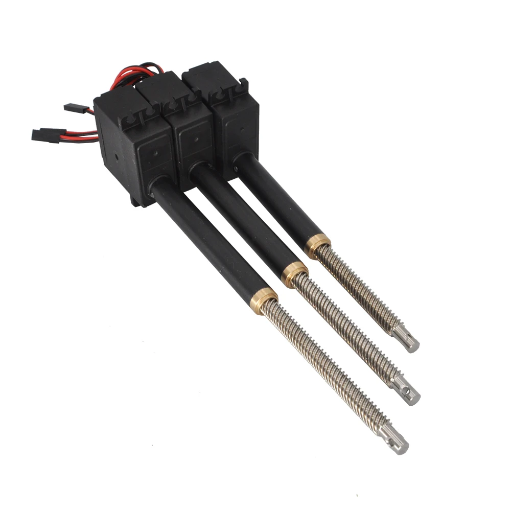 Upgrade Double E E568 E561-003 Metal Arm Driving Servo Push Rod With Limit Switch For 2.4G RC 1:16 Excavator Model Part