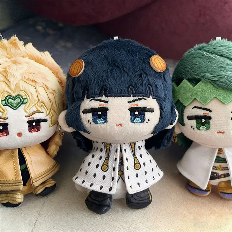 

Comic Stuffed JoJo's Bizarre Adventure Bruno Bucciarati 12cm Sitting Posture Cotton Doll Cute Dress Up Plush Collect as Gifts