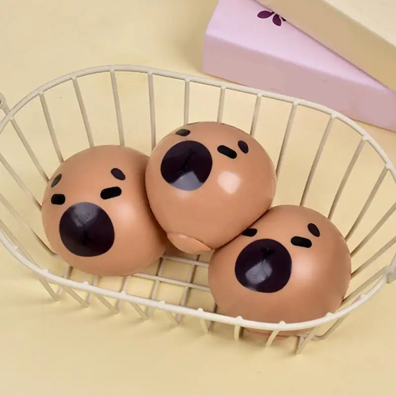 Kind Squeeze Spielzeug 9X Kind Capybara-Förmigen Lustige Squeeze Ball Ultra-Weiche Prise Spielzeug Für Kind Junge mädchen Kleinkind Erwachsene