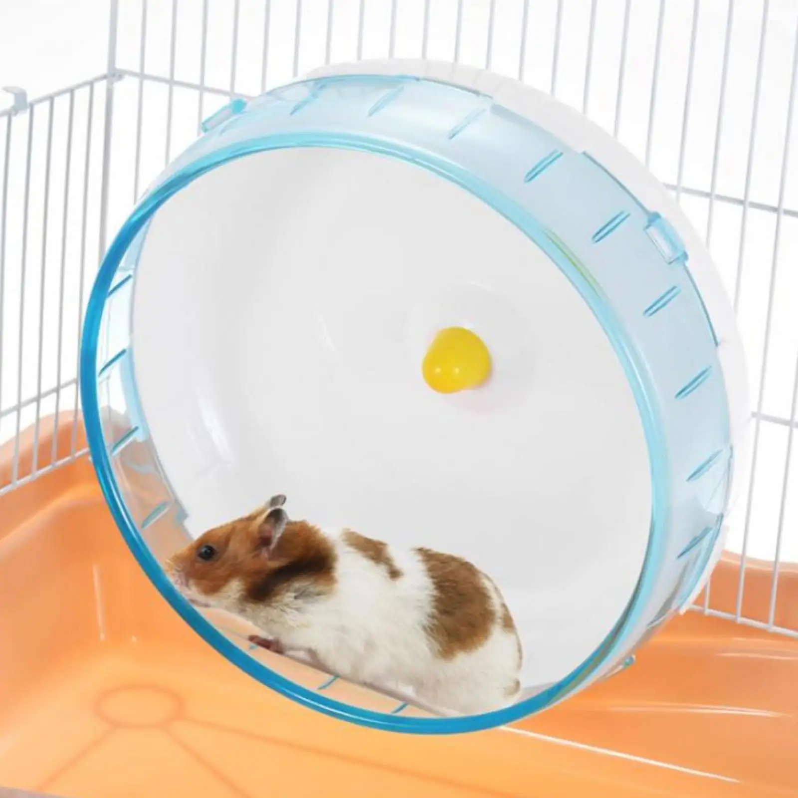 Silent Hamster Exercise Wheel Rotatory Jogging Running Wheels Round Roller Cage Toy for Chinchilla