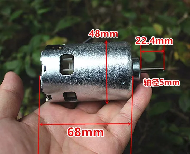 

Двигатель 887, 12 В, 24 В, 36 В, 16000 об/мин, двойной шарикоподшипник, высокая скорость, высокий крутящий момент, электрическая бензопила, пила, косилка, шлифовальный станок, садовый инструмент, постоянный ток