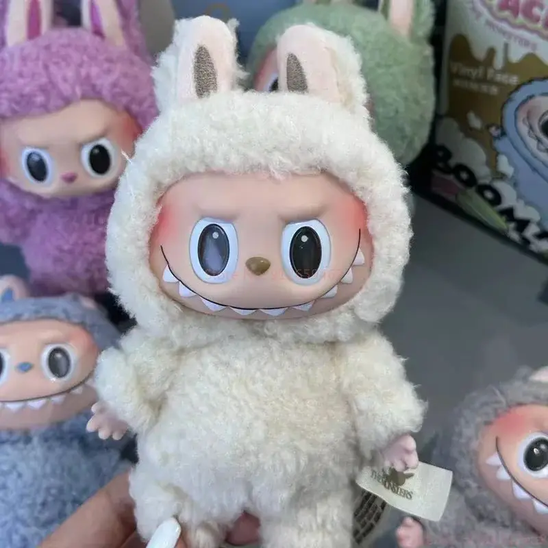 Hot Cute Labubu 1:1 Highest Quality Replica The Monsters Blind Box Cardiac Macarone Kawai Figure Doll Keychain Surprise Gift Toy