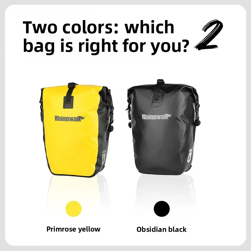 

Waterproof Quick-Release Bicycle Rear Rack Bag - 318 Long-Distance Travel Gear for Road & Mountain Bikes