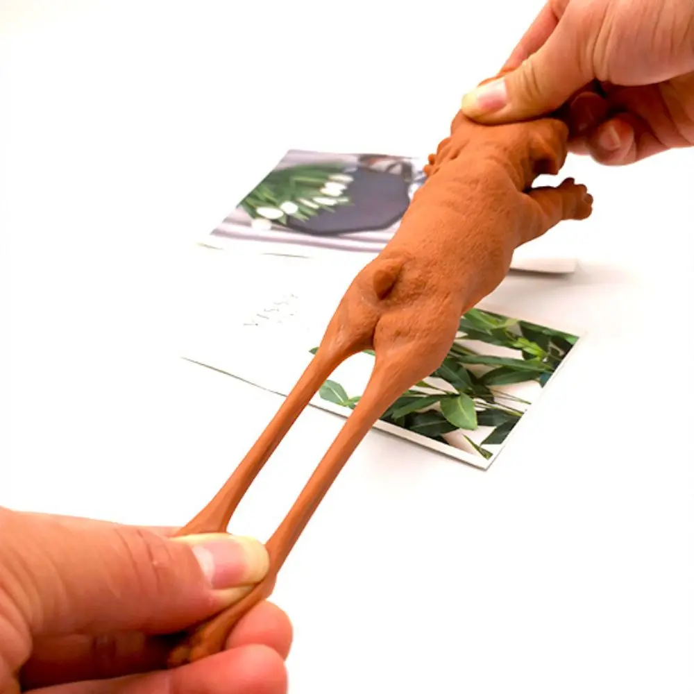 Juguetes TPR Fidget de alta calidad, simulación de perros blandos, juguetes para aliviar el estrés, juguete de descompresión suave