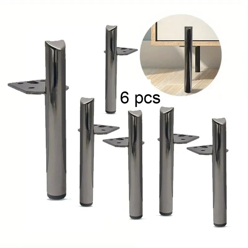 

6 шт., диван, журнальный столик, шкаф, подставка для телевизора, ножки, мебельные ножки, современный дизайн, мебельные ножки, металлические ножки для дивана, замена