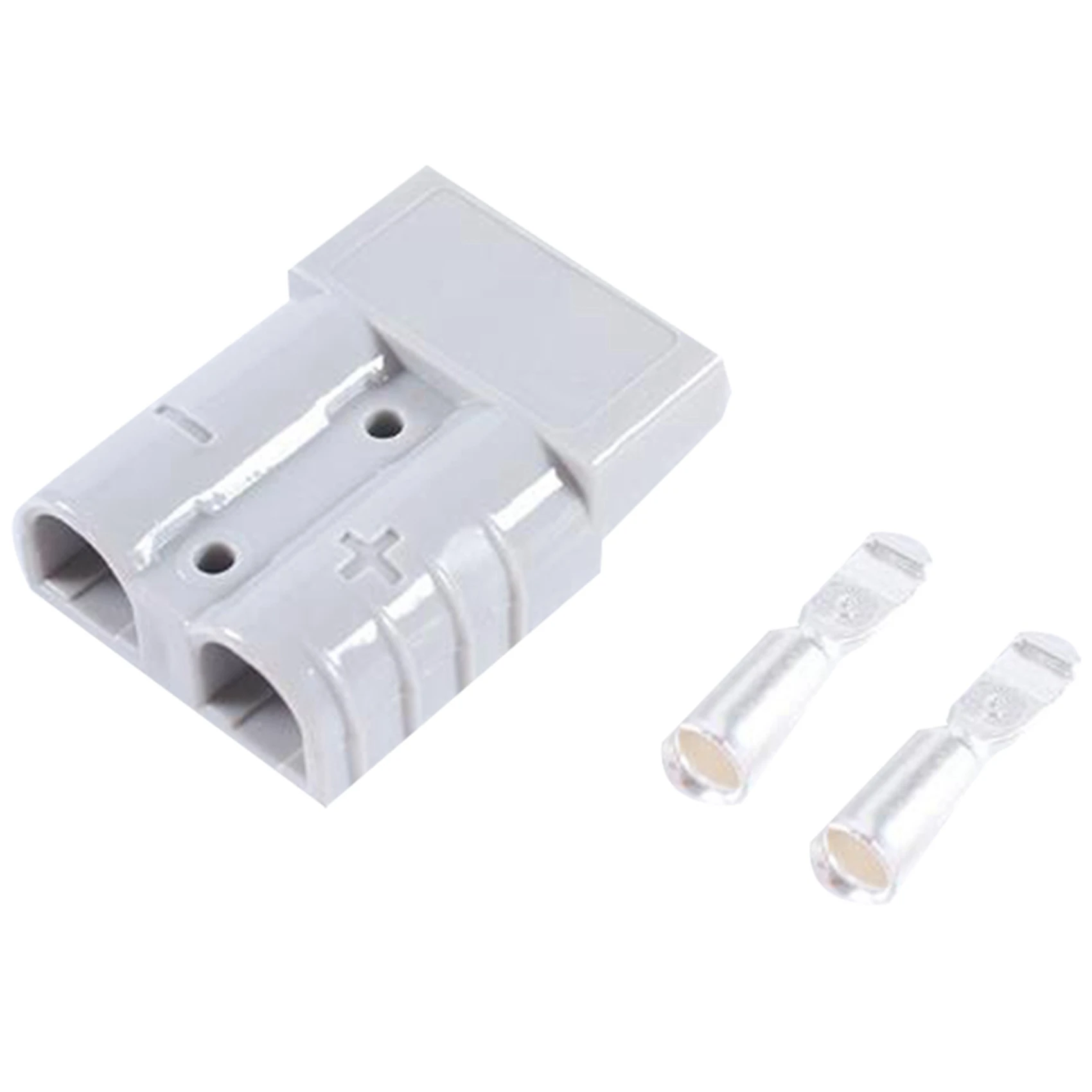 

FAAJ-30Pcs For Anderson Plug Connector 50A 600V 6AWG Silver Plated Solid Copper Terminal AC/DC Power Tools