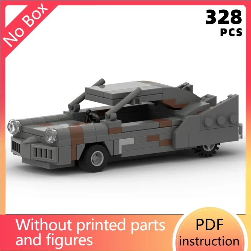 nuclear radiation series game car bricks for game fans gift blocks moc iconic car nuclear war scene accessory bricks vehicleChri