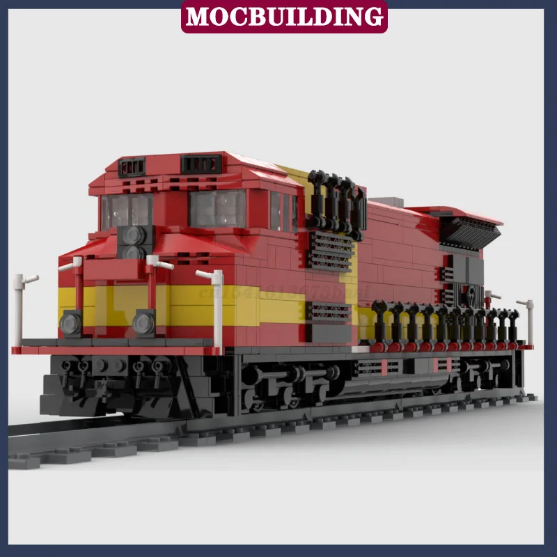 Fernbedienung Modell Zug Baustein MOC Stadt Lokomotive Gebäude Eisenbahn Junge Spielzeug Geschenke