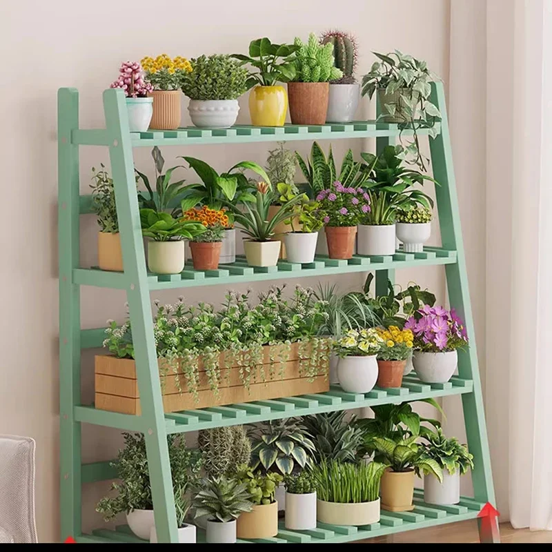 Nordic Originality Plant Shelves Balcony Living Room Floor Type Multilayer Plant Shelves Flower Garden Furniture Supporto
