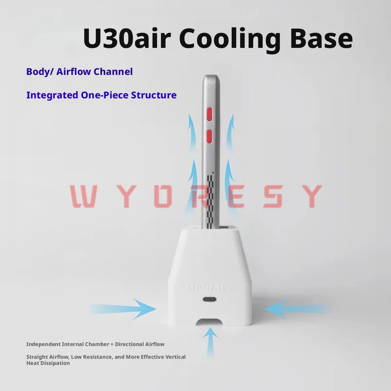 for ZTE U30air 5G MiFi Dedicated Cooler Charging Base Integrated Cooling And Charging Design With Silent Built-in Fan