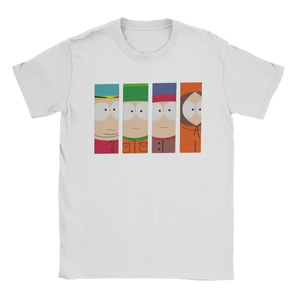 Crazy South Park T-shirt Men Women Funny Cartoon Cute Comic Cotton Casual Short Sleeve O Neck Tee Tshirts Clothing Tops