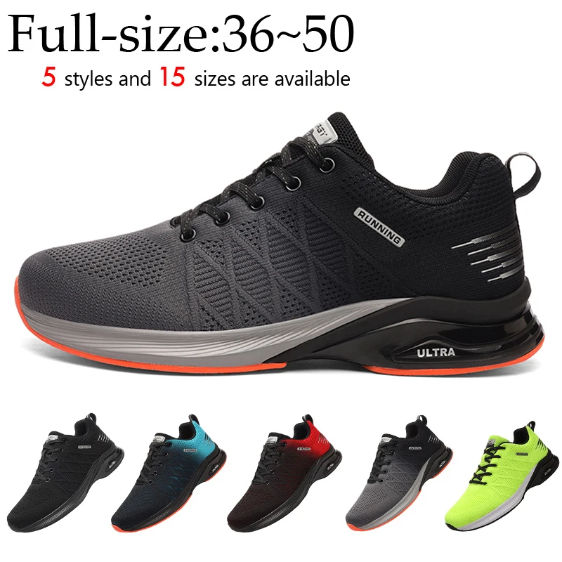 

Big Size 39-50 Men Trail Running Sneakers Outdoor Non-Slip Hiking Shoes Lightweight Breathable Walking Men Casual Shoes