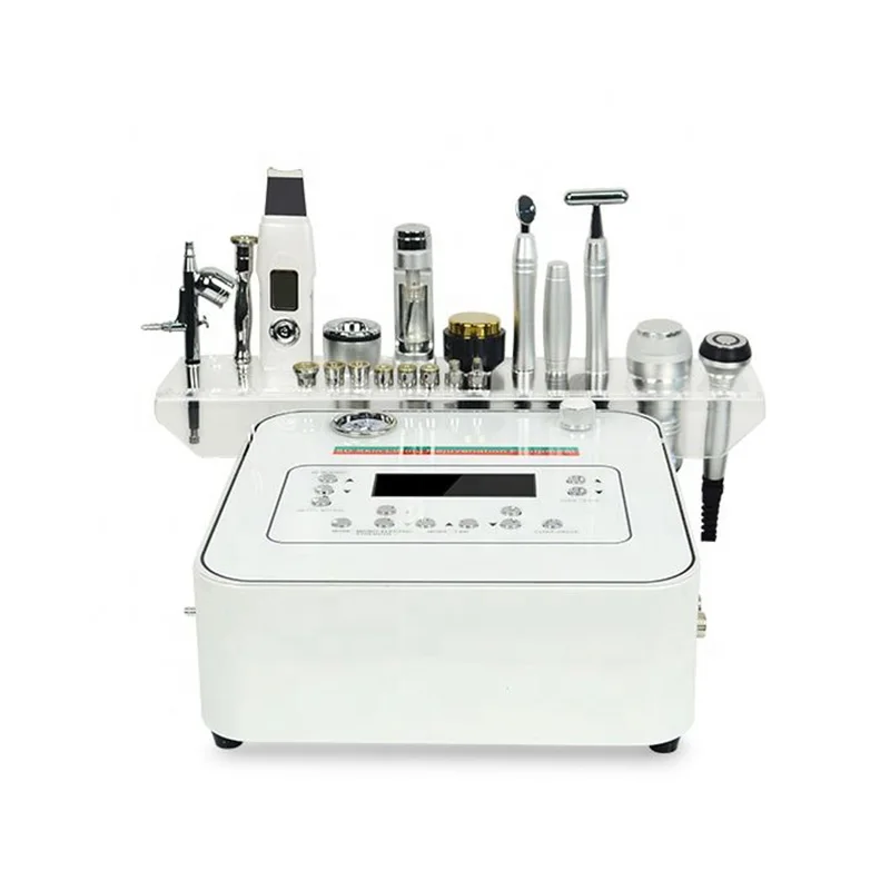 10 in 1 Electroporation Mesotherapy 미세 박피술 마이크로 전류 다이아몬드 Microcurren 기계