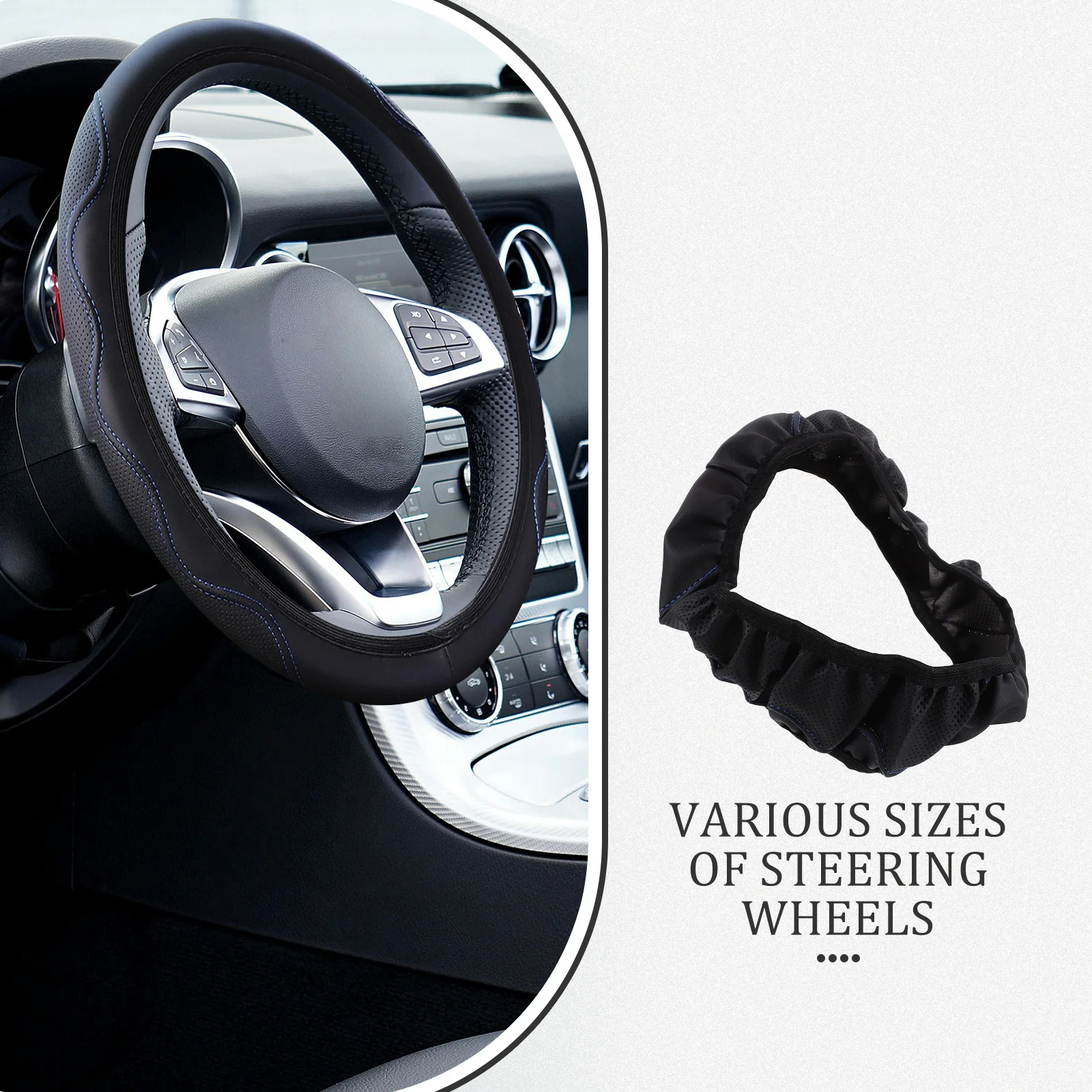 

Steering Wheel Cover Universal Non-Skid Decorative Car Steering Wheel Cover For Men Women Vehicle Auto Accessory