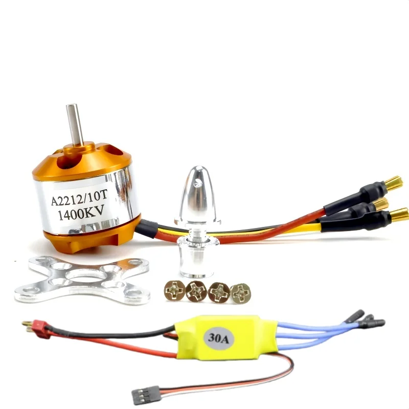 محرك بدون فرشاة A2212 1400KV 2200KV 30A 40A ESC 6040 8060 المروحة لطائرة هليكوبتر ذات جناح ثابت RC مروحة صغيرة عنيفة su27 kt