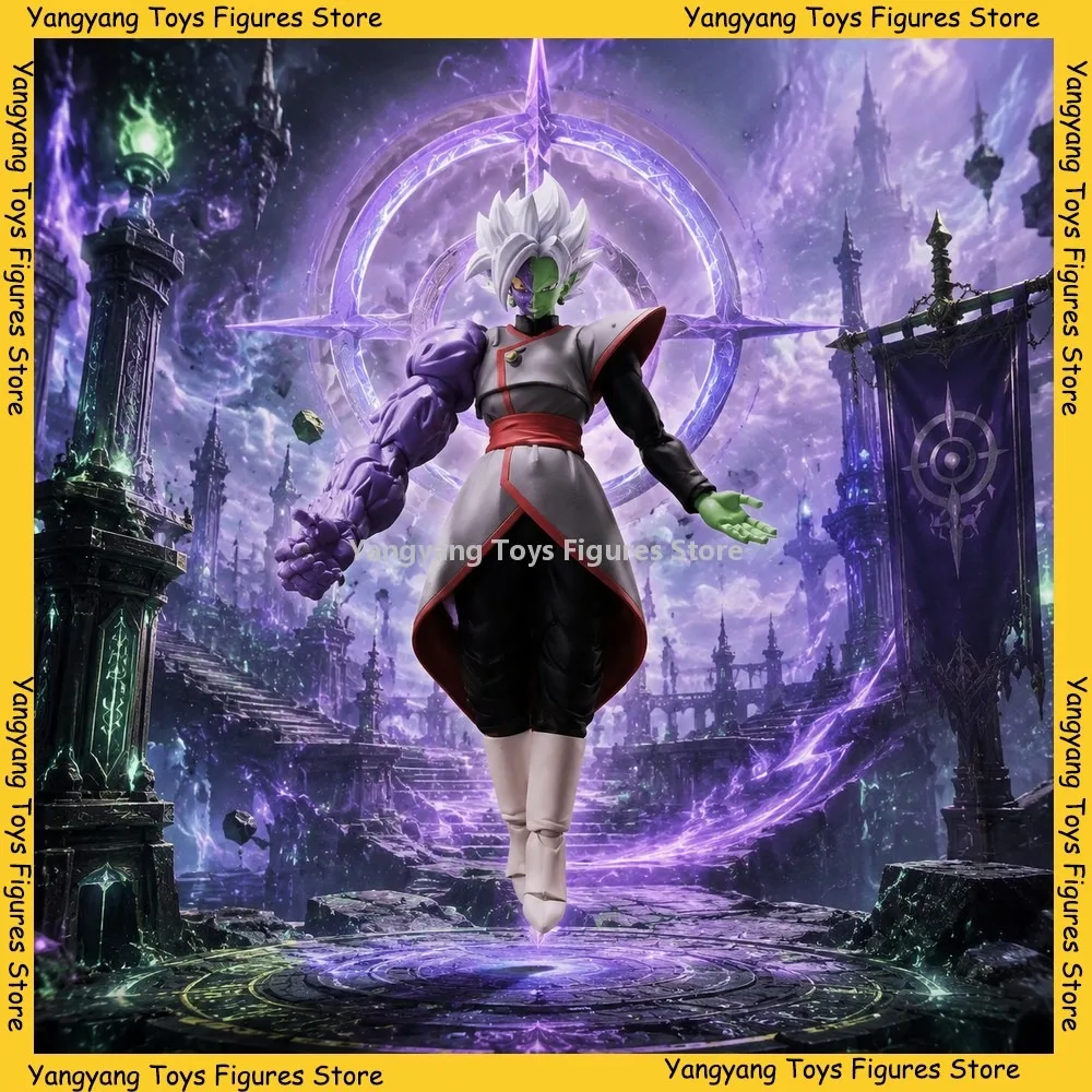 Оригинальная коллекционная фигурка Bandai Dragon Ball S.H.Figuarts SHF Tamashii Nations Super Zamasu Potara, аниме-модель, украшение
