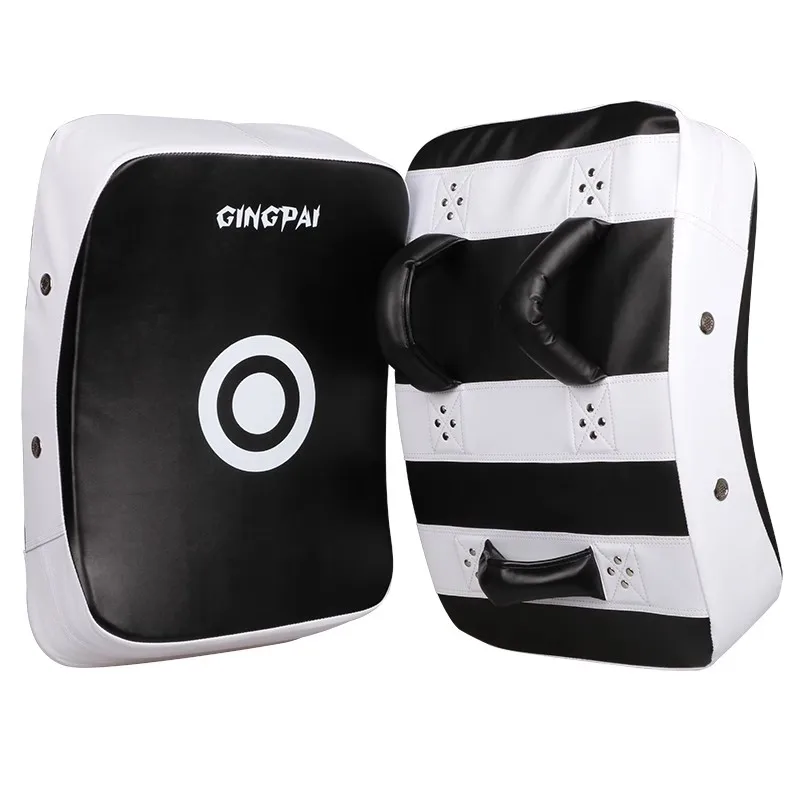 50*38*12cm Big Round Boxing Pad TKD Kick Mitt MMA Punch Shield Foot Pads Karate Targets Muay Thai Focus Punching Pad