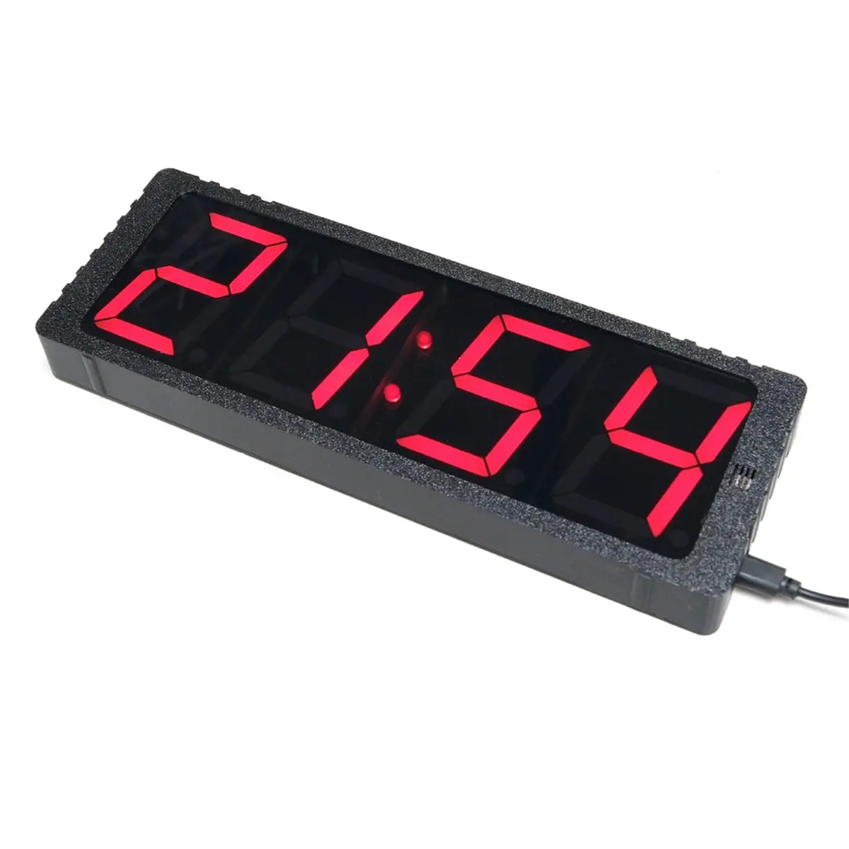 2026 New 2.3inch Wifi Clock 12/24Hours Electronic Clock LED Digital TIME Display Date Alarm Clock Wireless Network WIFI Timing
