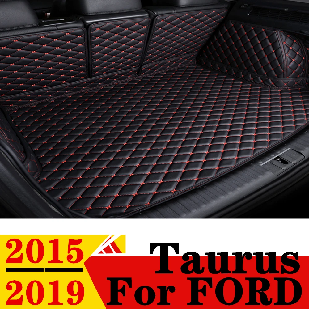 

Car Trunk Mat For FORD Taurus 2019 2018 2017 2016 2015 Rear Cargo Cover Carpet Liner Tail Interior AUTO Parts Boot Luggage Pad