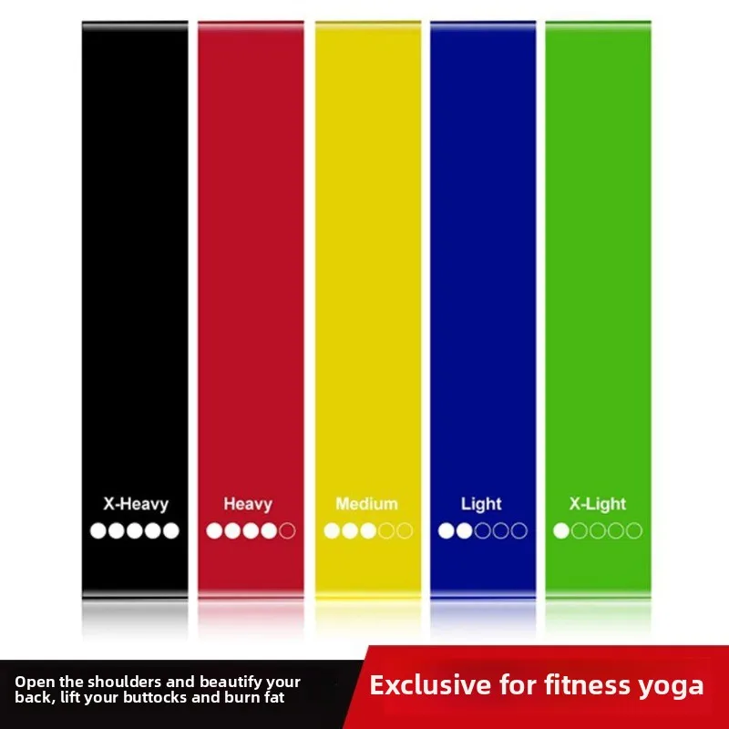 المقاومة الفرقة اليوغا الفرقة اللياقة البدنية ممارسة التدريب الورك التوتر الفرقة الرقص دائرة مرنة تمتد الفرقة