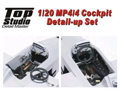 Top Studio 1:20 MP4/4 Driver's Cab Renovation Kit TD23057 Modifying and Assembling Model Accessories