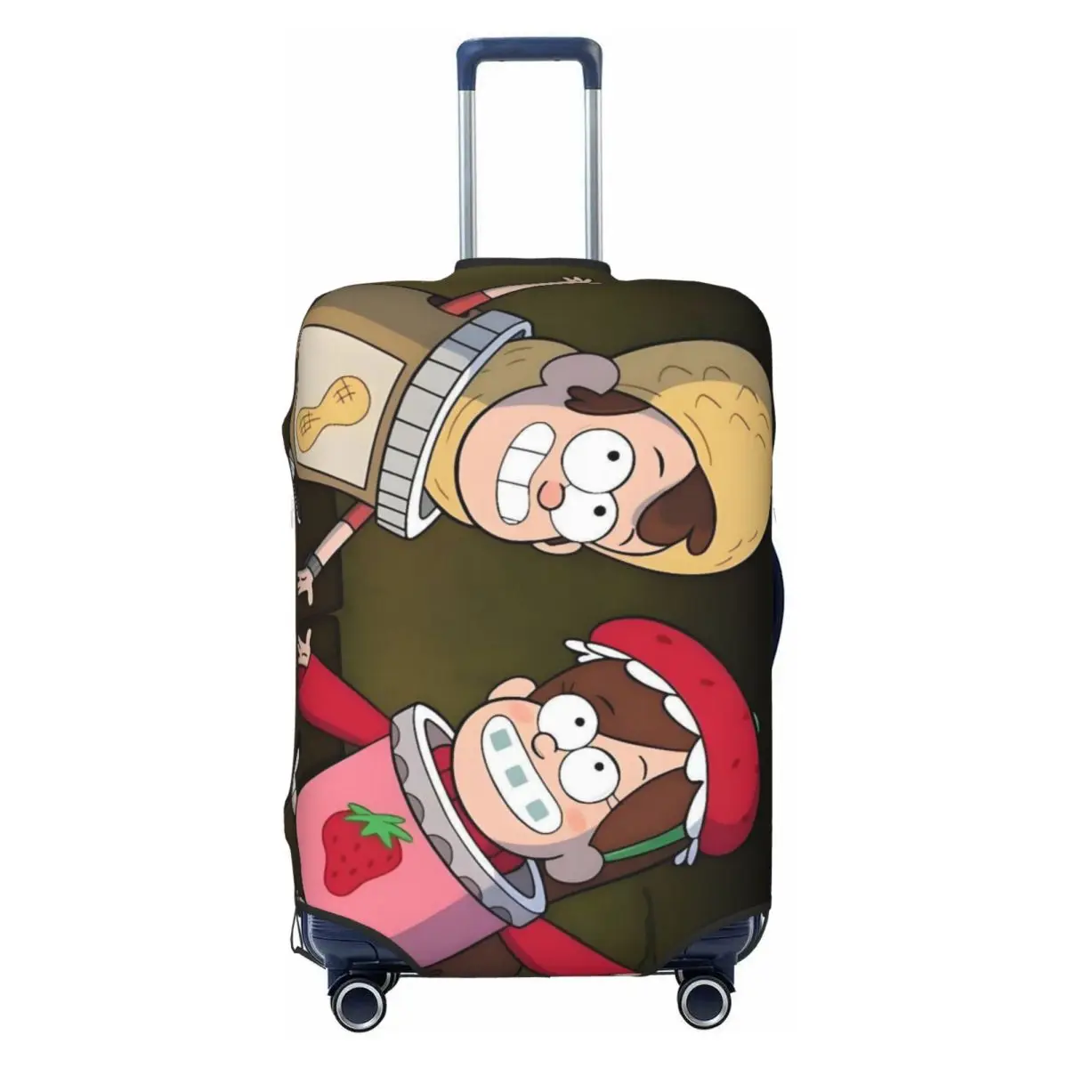 

Custom Gravity Falls Suitcase Cover Dust Proof Classical Printing Fasionable Film Luggage Protective Covers for 18-32 inch