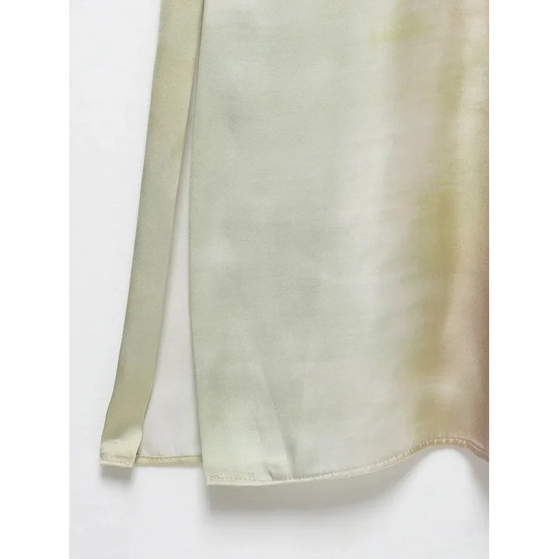 Vestido midi de satén con cuello redondo y cinturón, manga corta, cremallera trasera, vestido de fiesta de moda de verano para mujer