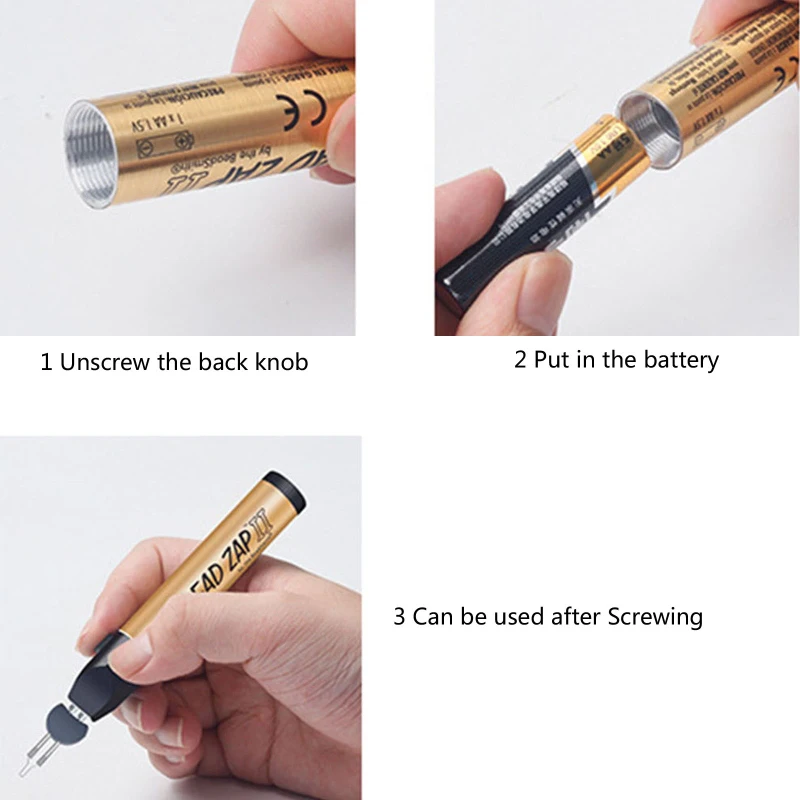 Portable Thread Zap II Craft Burner Jewelry Wax Welding Pen Battery Operated Instant Heating Burning Thread Burner
