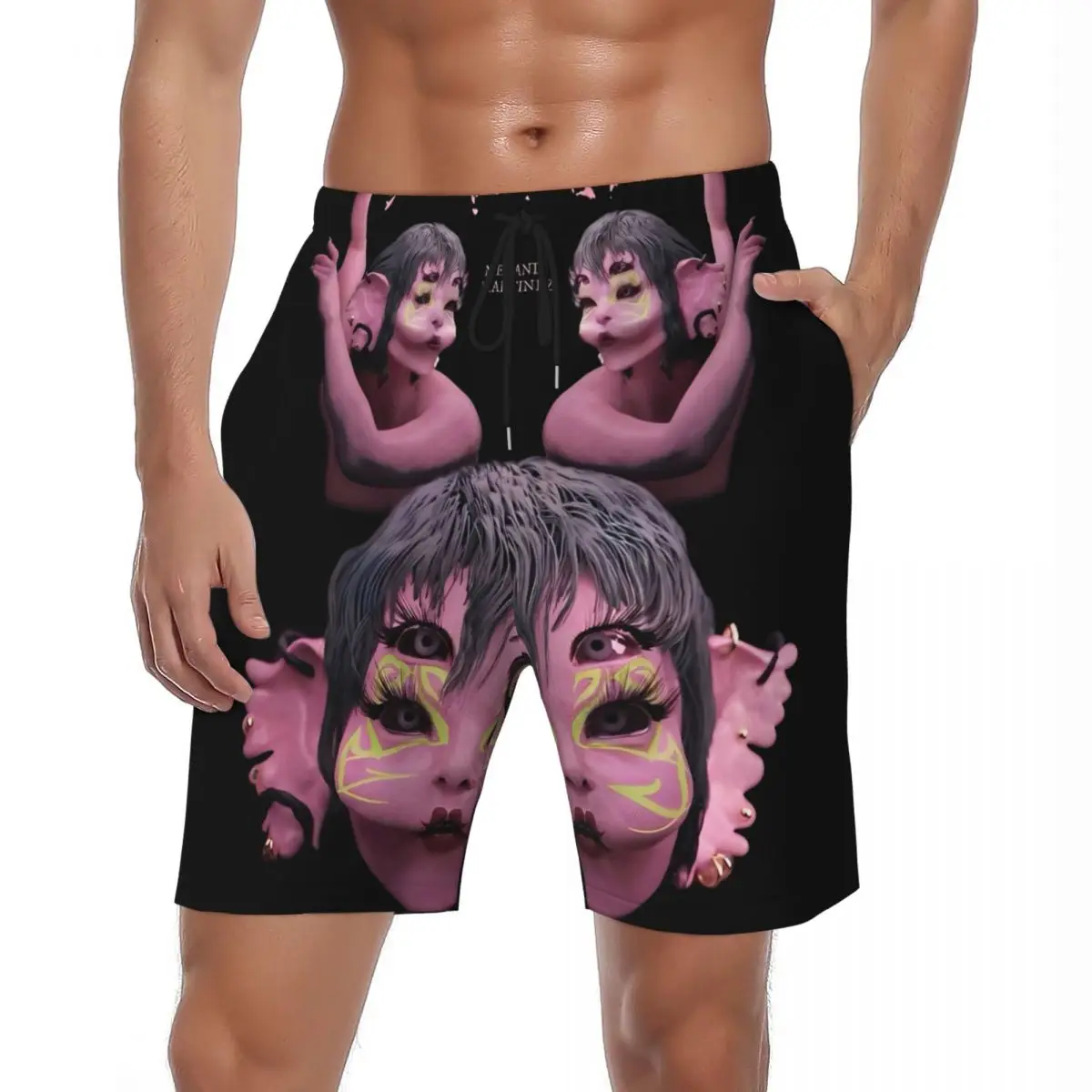 

Шорты Melanies Singer Portals, летние шорты Martinez с музыкальным альбомом, спортивная одежда, пляжные шорты, мужские быстросохнущие плавки Y2K