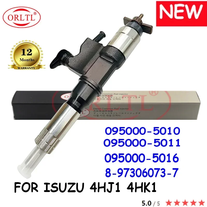 

ОРЛЛ 8- 97306073 -7 Оригинальная дизельная топливная форсунка Common Rail 095000 -5010 095000 -5011 095000 -5016 ДЛЯ ISUZU 4HJ1 4HK1