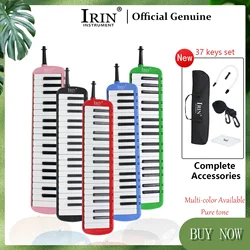 IRIN 37-Key Melodica Portable Tone Piano Mouth Organ Harmonica Pianica Melodica Keyboard Instrument With Windpipe Backstrap